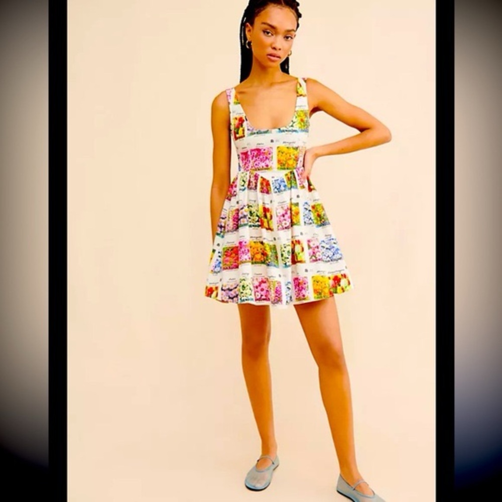 Floral Seed Packet Dress